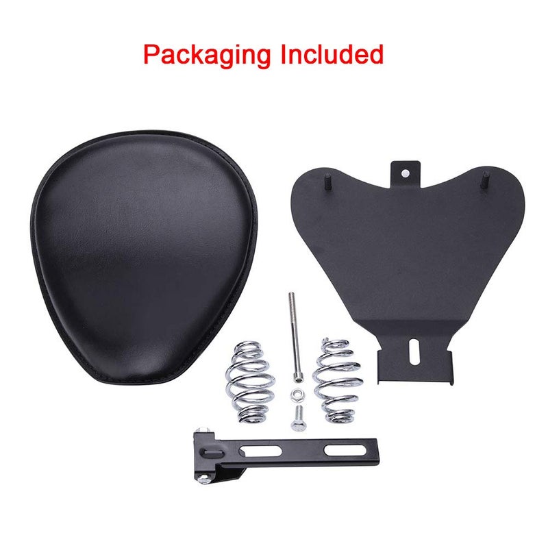 MISS MOLY Black Motorcycle Bobber Solo Seat Spring Base Plate Bracket Kit For Harley Sportster XL 883 1200 48 (Black) - Image 2